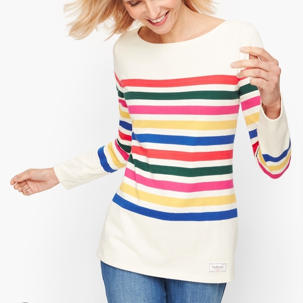 Striped Multicolor Women's Top - Picture 7 of 8